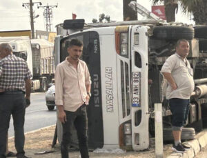 Mersin’de trafik kazası: 2 yaralı