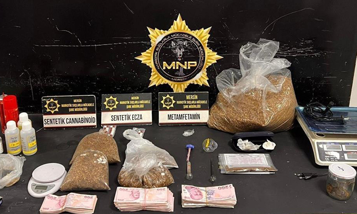 Mersin’de bir haftada 163 uyuşturucu şüphelisi yakalandı