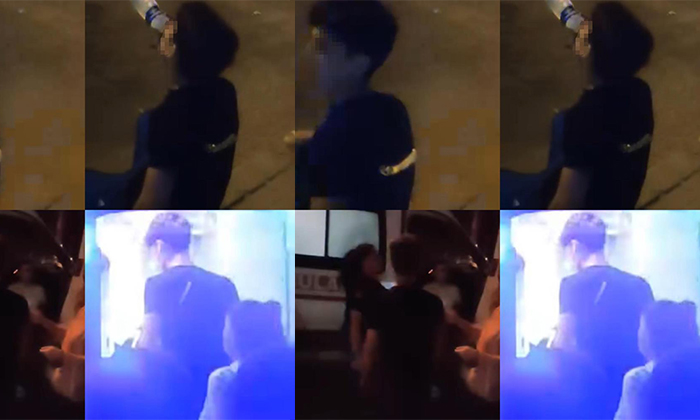 Sırtında bıçakla hastaneye kaldırıldı