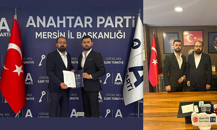Murat Kanşıray Anahtar Parti Mersin İl Başkan Yardımcısı oldu