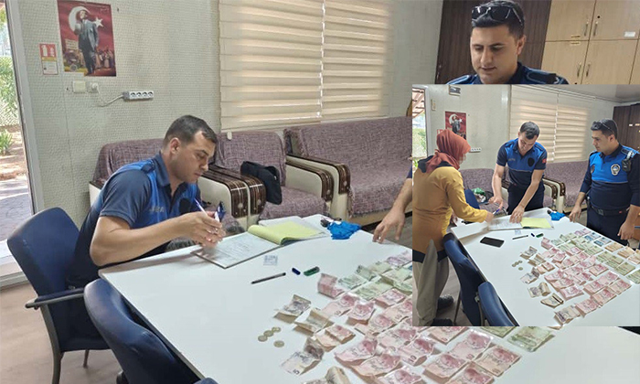 Mersin’de dilencilik yapan kadın yarım saatte bin 32 lira topladı